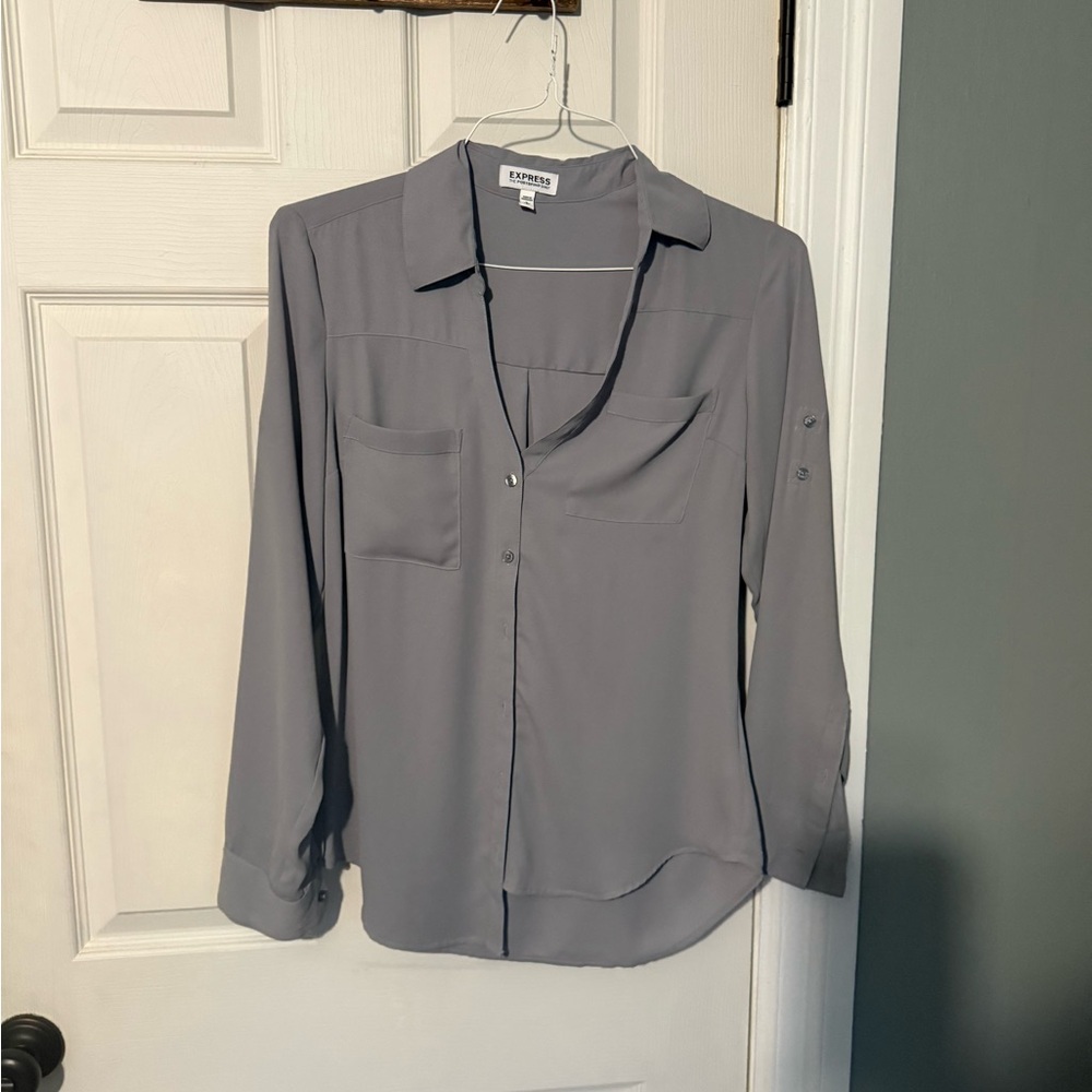 Express Charcoal Portofino Shirt